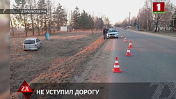 Не уступил дорогу - предварительная причина аварии на дороге Фаниполь - Победное