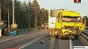 В Минске водитель фуры протаранил трактор