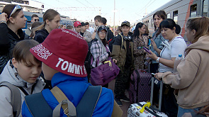 Третья смена детей из Донбасса приехала в Беларусь для оздоровления в лагере "Дубрава"
