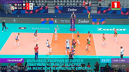 Сборная Беларуси обыграла команду Венгрии на женском чемпионате Европы по волейболу