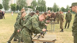 Заключительный этап военно-патриотической игры "Орленок" состоялся на базе 120-й гвардейской механизированной бригады