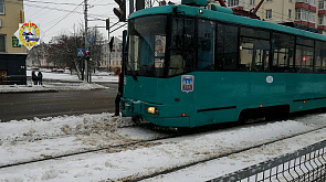 В Минске произошло ДТП с участием трамвая