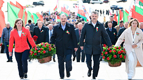 Спортивная общественность Беларуси почтила память павших в страшные годы Великой Отечественной войны
