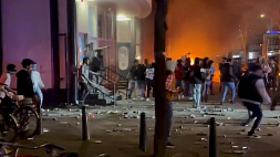 Погромы и поджоги в Нидерландах -  массовые разборки нелегалов  охватили Гаагу