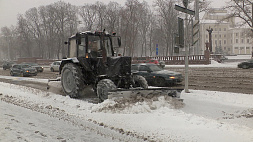 В Минске высота снежного покрова достигла 21 см