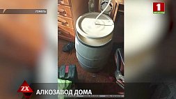 Правоохранители Гомеля изъяли 70 литров самогона и 165 браги в одной из квартир многоэтажки