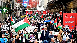 Против роста антисемитизма и в поддержку палестинцев - европейцы продолжают выходить на митинги