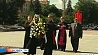 Цветы от Папы Римского к монументу Победы в Минске