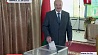 Президент традиционно воспользовался своим  правом избирателя в основной день выборов