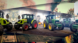 1,7 тыс. французских фермеров заблокировали на тракторах главные автомагистрали страны
