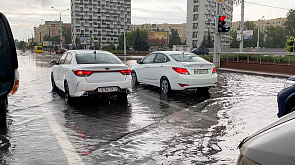 На Минск обрушился ливень. Расскажем, какая обстановка в городе
