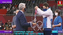 Белорусский борец вольного стиля М. Кадимагомедов - серебряный призер Олимпийских игр 