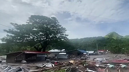 Природная катастрофа на Филиппинах - тайфун смыл целое поселение