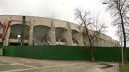 В Минске продолжается реконструкция одного из старейших спортивных объектов - стадиона "Трактор"