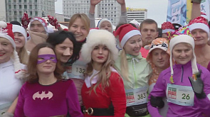 В столице состоялся новогодний "Пробег трезвости"