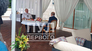 Александр Лукашенко проводит встречу с Владимиром Путиным в Сочи
