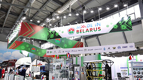Лучшие модели техники, космические и лазерные установки показали премьерам Беларуси и России на ИННОПРОМе 