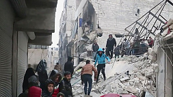 В Сирии продолжается разбор завалов 