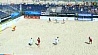 Сборная Беларуси по пляжному футболу завершает стартовый матч в отборе на чемпионат мира