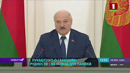 Лукашенко о санкциях: Трудности не повод для паники