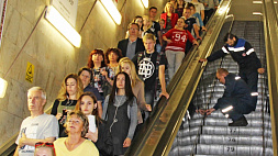 Один из эскалаторов на станции  метро "Октябрьская" не будет работать до 7 сентября