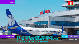 В Беларуси создана комиссия по расследованию обстоятельств посадки самолета Ryanair 