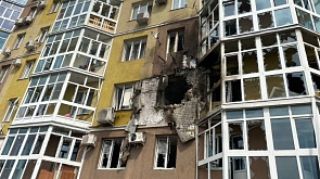 В Воронеже на многоэтажку упал беспилотник - есть пострадавшие