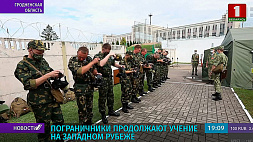 Усиление госграницы Беларуси: пограничники продолжают учение на западном рубеже 