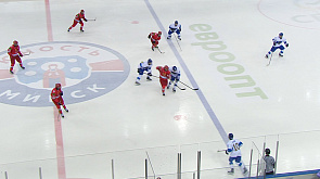 Юриорская хоккейная сборная Беларуси с победы стартовала на Кубке Президентксовго спортивного клуба