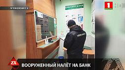 Разбойный налет на отделение банка в Петриковском районе