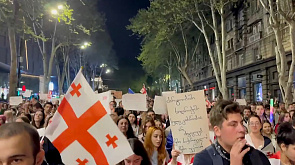 Массовые акции протеста проходят в Грузии