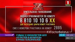Судьба двенадцати финалистов шоу "X-Factor в Беларуси" в руках телезрителей - телефонные линии откроются на 20 минут после всех выступлений