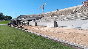 Реконструкция стадиона "Трактор" близка к завершению. Узнали, что сделано