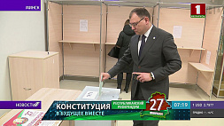Виктор Каранкевич проголосовал досрочно на референдуме по Конституции