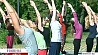 В Минске начали проводить бесплатные занятия йоги на свежем воздухе