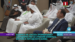 Беларусь на "Экспо" прорабатывает сотрудничество со странами Ближнего Востока и Персидского залива