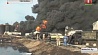 Пожар на нефтебазе под Киевом вновь усилился