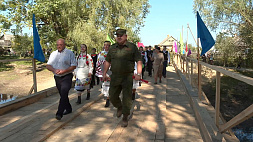 Военные в рамках учений возвели мост для сельчан