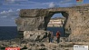 На Мальте обрушилась  знаменитая скала "Лазурное окно"