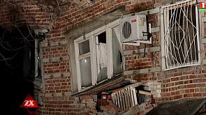 Очевидец заснял момент обрушения стены 5-этажного жилого дома в Ростове-на-Дону