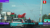 Десятки машин с государственными флагами проехали по главным улицам Гродно