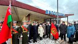 На станции Колодищи открыли мемориальную доску памяти железнодорожников-подпольщиков