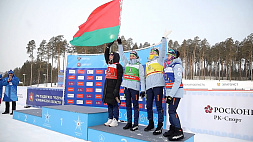 Белорусские биатлонистки выиграли бронзу в эстафете на Всероссийской спартакиаде