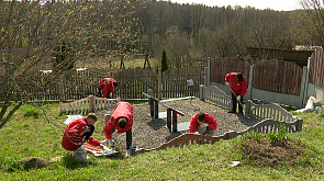 Проект "Сожженные сердца Хатыни": в Смолевичском районе восстановили братскую могилу в деревне Багута