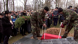 Останки мирных жителей времен Великой Отечественной войны перезахоронили в Шклове