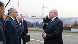 Александр Лукашенко посещает с рабочей поездкой Гродно