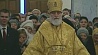 Десятки верующих собрались на первой службе Митрополита Минского и Слуцкого Павла