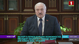 Президент Беларуси обозначил главную задачу для нового вице-премьера