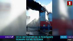 ЧП в Светлогорске: в результате пожара погиб человек
