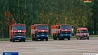 Белорусский экипаж МЧС помогал тушить пожар в Боржомском ущелье 
